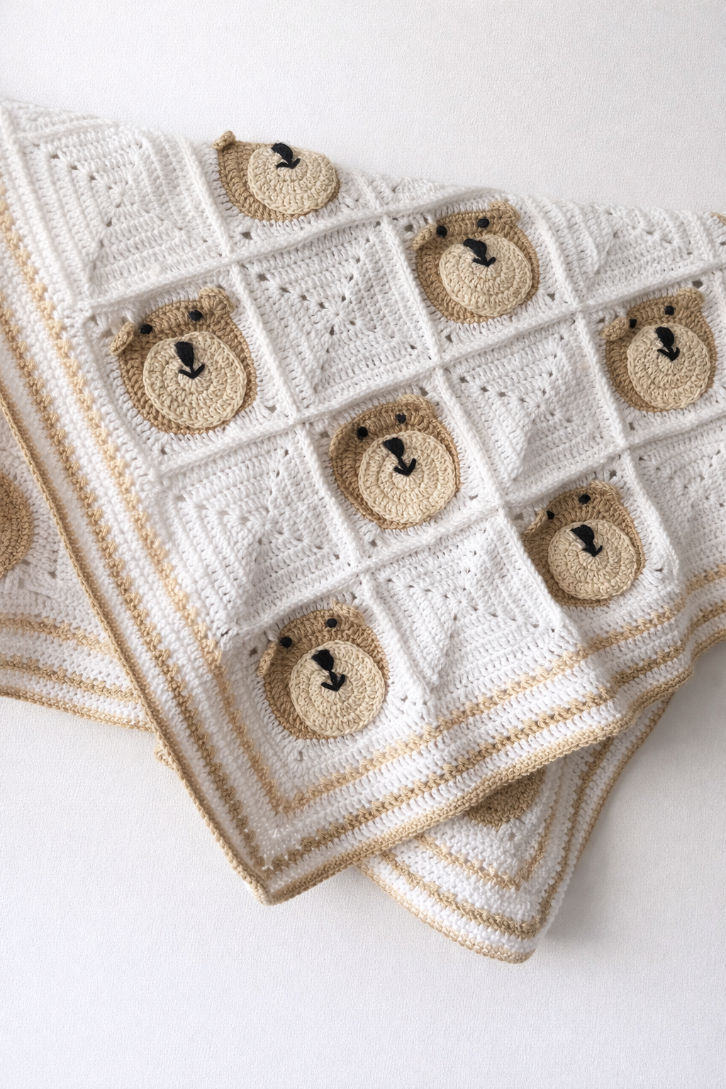 Manta Osito - Tejida a Mano